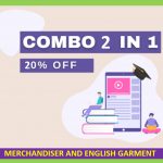 COMBO 2 IN 1. Merchandiser & English Garment