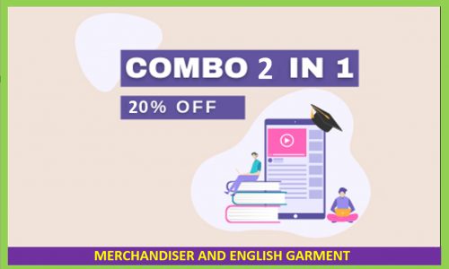 COMBO 2 IN 1. Merchandiser & English Garment